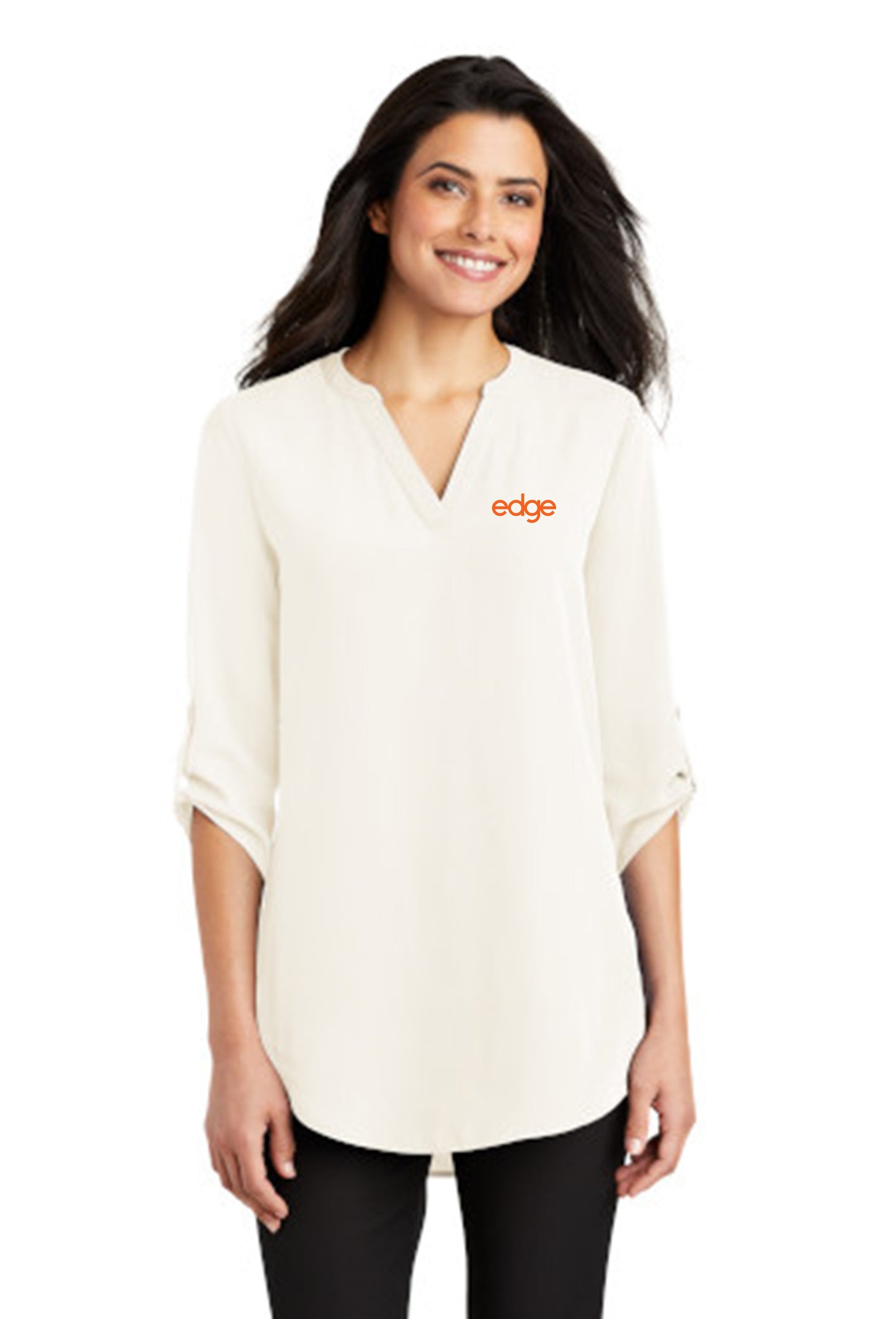 edge - Port Authority ® Ladies 3/4-Sleeve Tunic Blouse