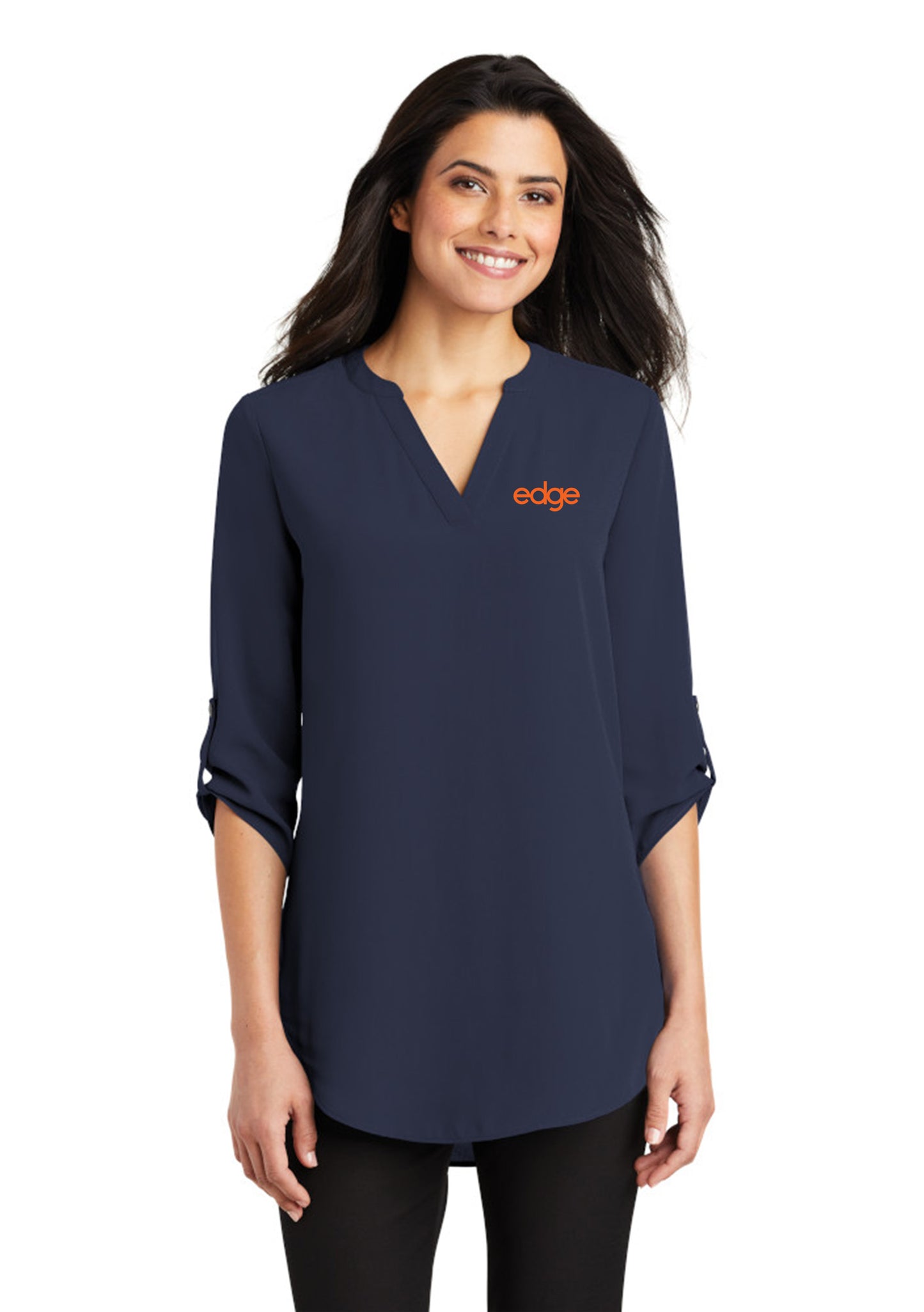 edge - Port Authority ® Ladies 3/4-Sleeve Tunic Blouse