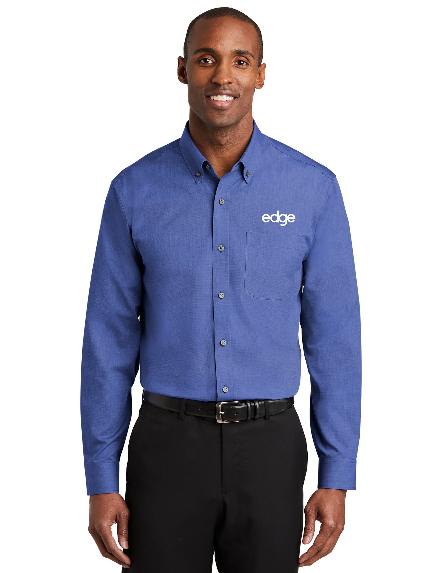 edge - Port Authority® Long Sleeve SuperPro React™ Twill Shirt