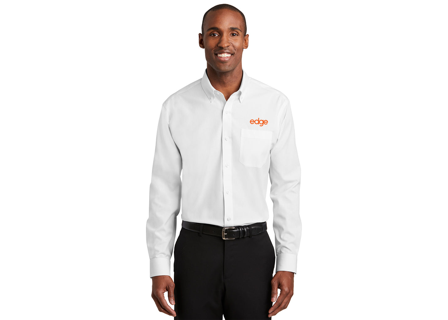 edge - Port Authority® Long Sleeve SuperPro React™ Twill Shirt