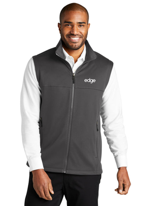 edge - Smooth Fleece Graphite Vest - Mens