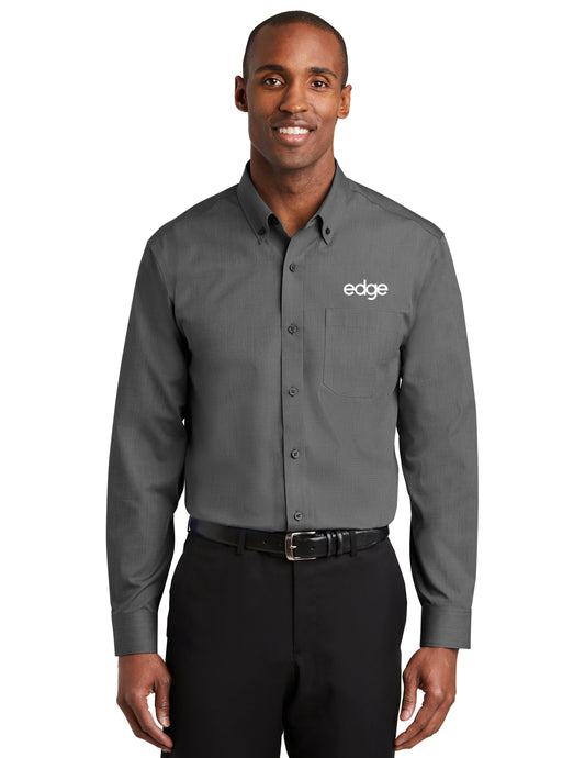 edge - Port Authority® Long Sleeve SuperPro React™ Twill Shirt